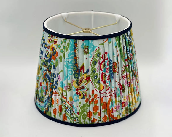 Floral Shirred Pleat British Empire Multi-color