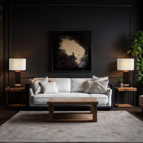 Linen Retro Oval (Rolled Edges)
