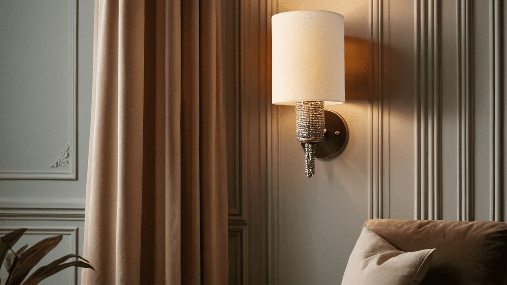 White chandelier shade