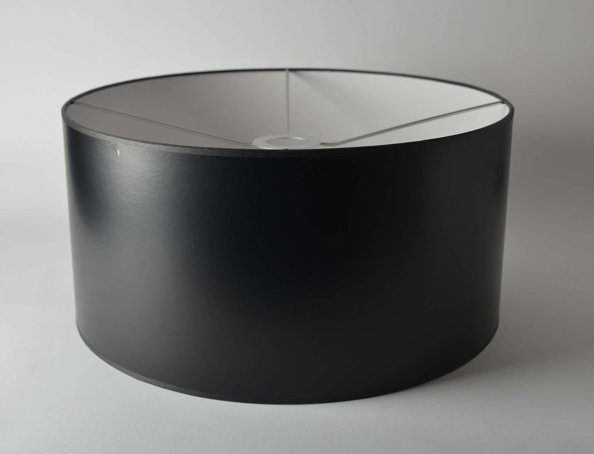 Opaque Paper Shallow Drum Black with Euro Fitter