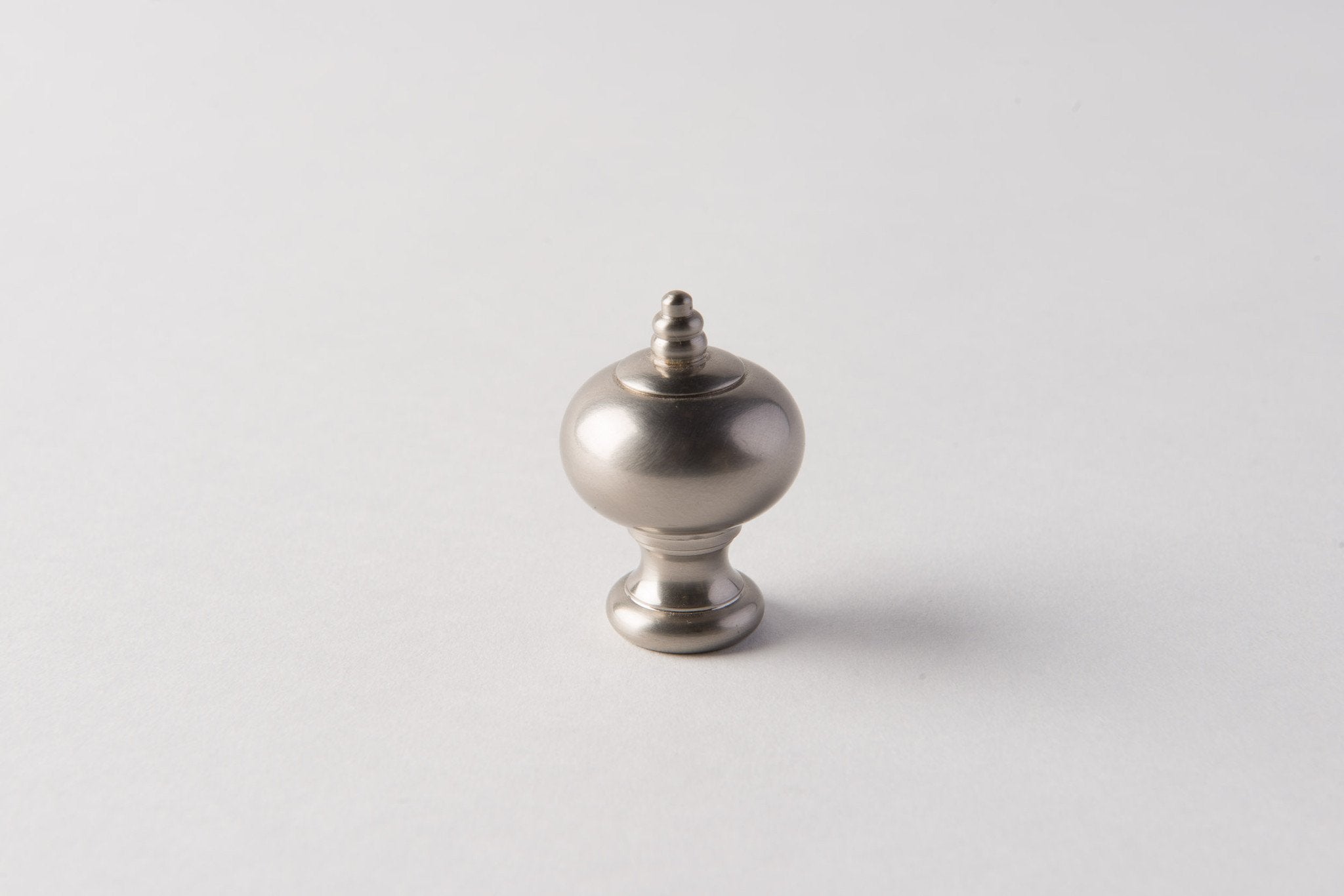 Brushed Nickel Beaded Crown