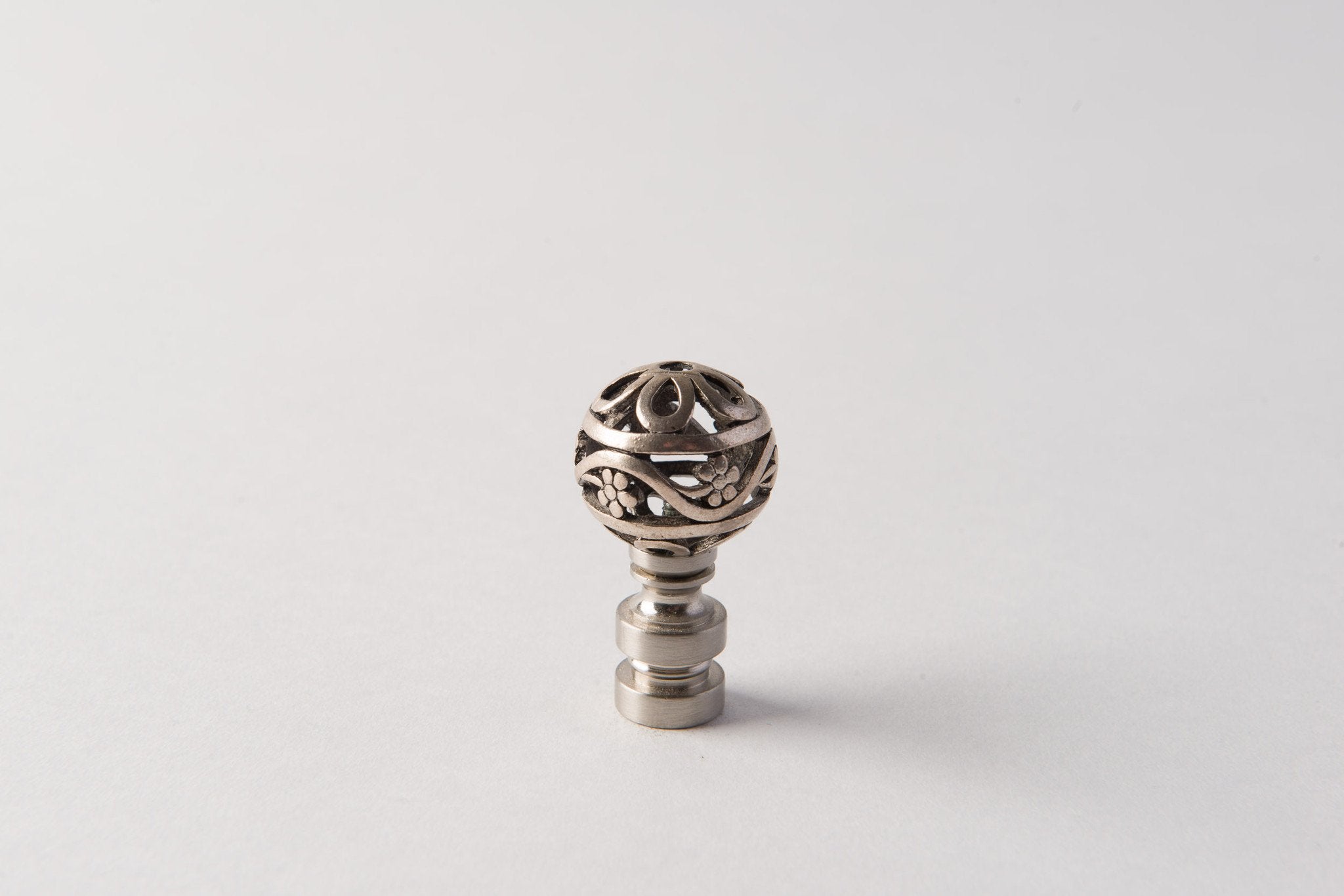 Brushed Nickel Pierced Ball