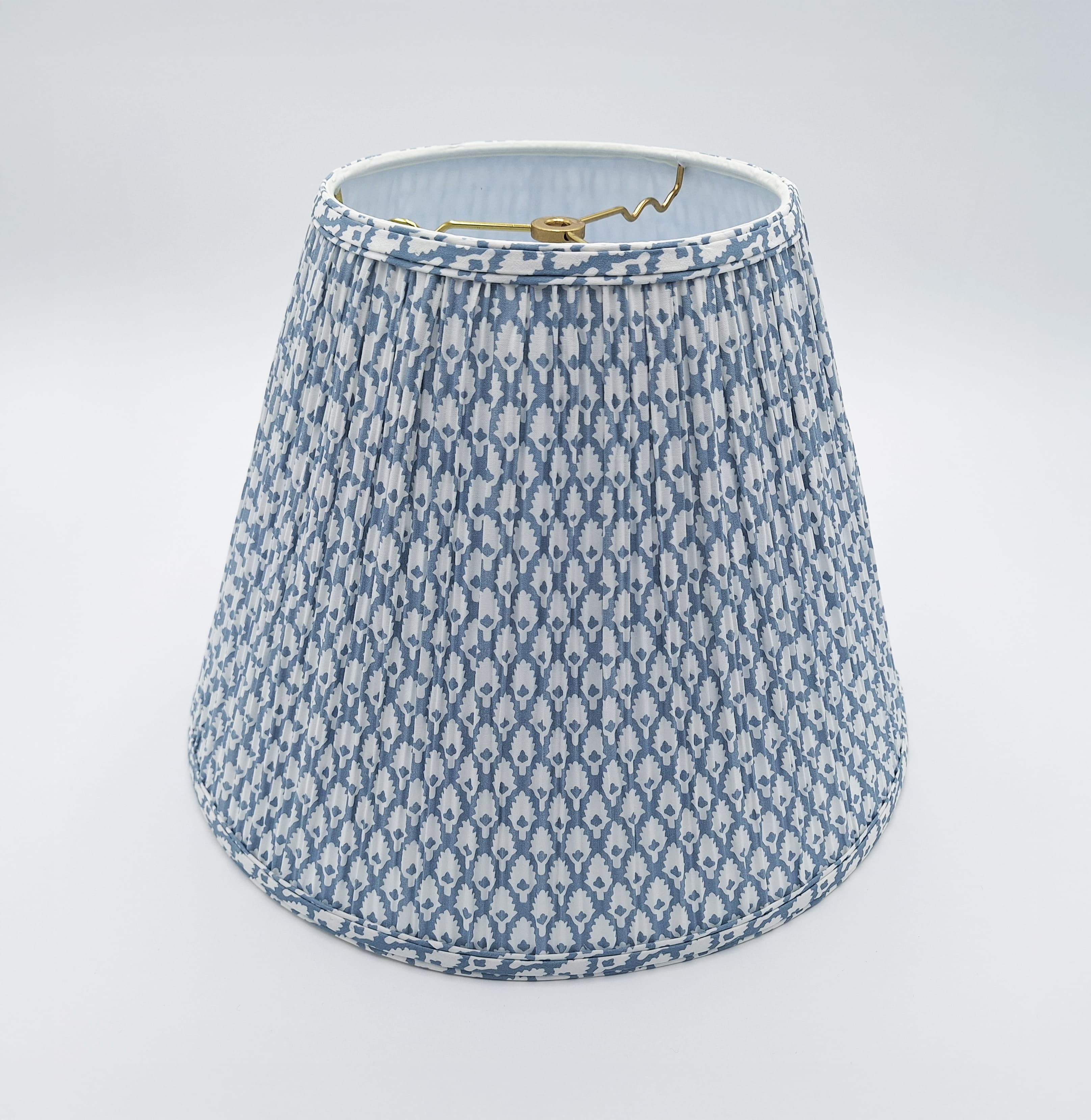 Diamond Print Shirred Pleat Empire