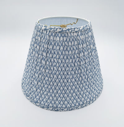 Diamond Print Shirred Pleat Empire