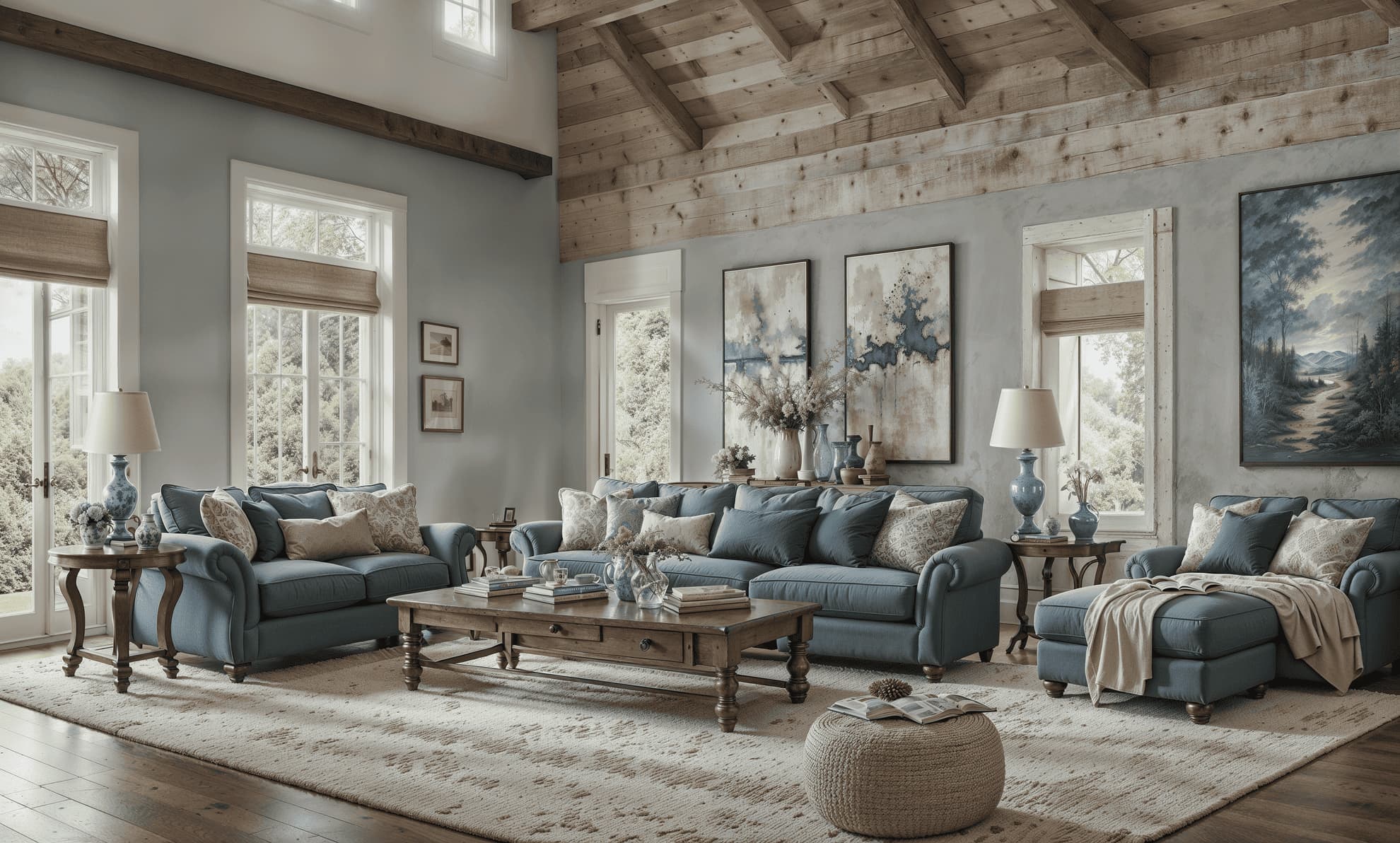 Anna Empire in a living room