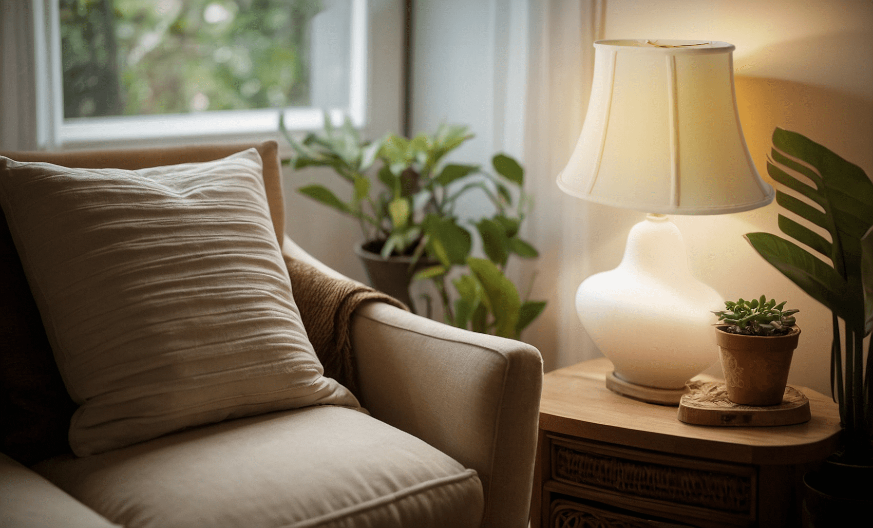 Anna Empire in a living room