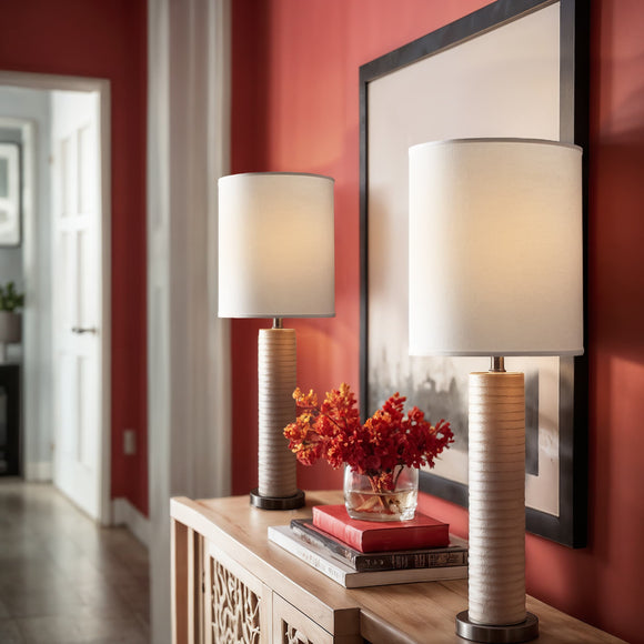 Anna Tall Drum White