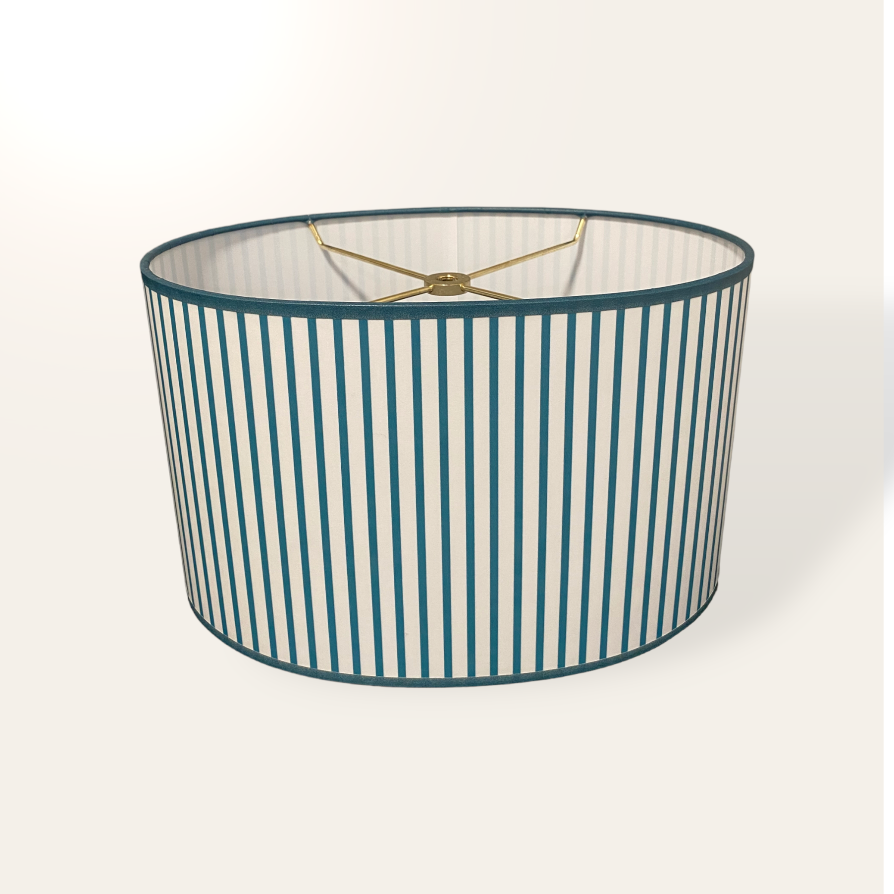 Buy teal Printed Stripe Retro Oval