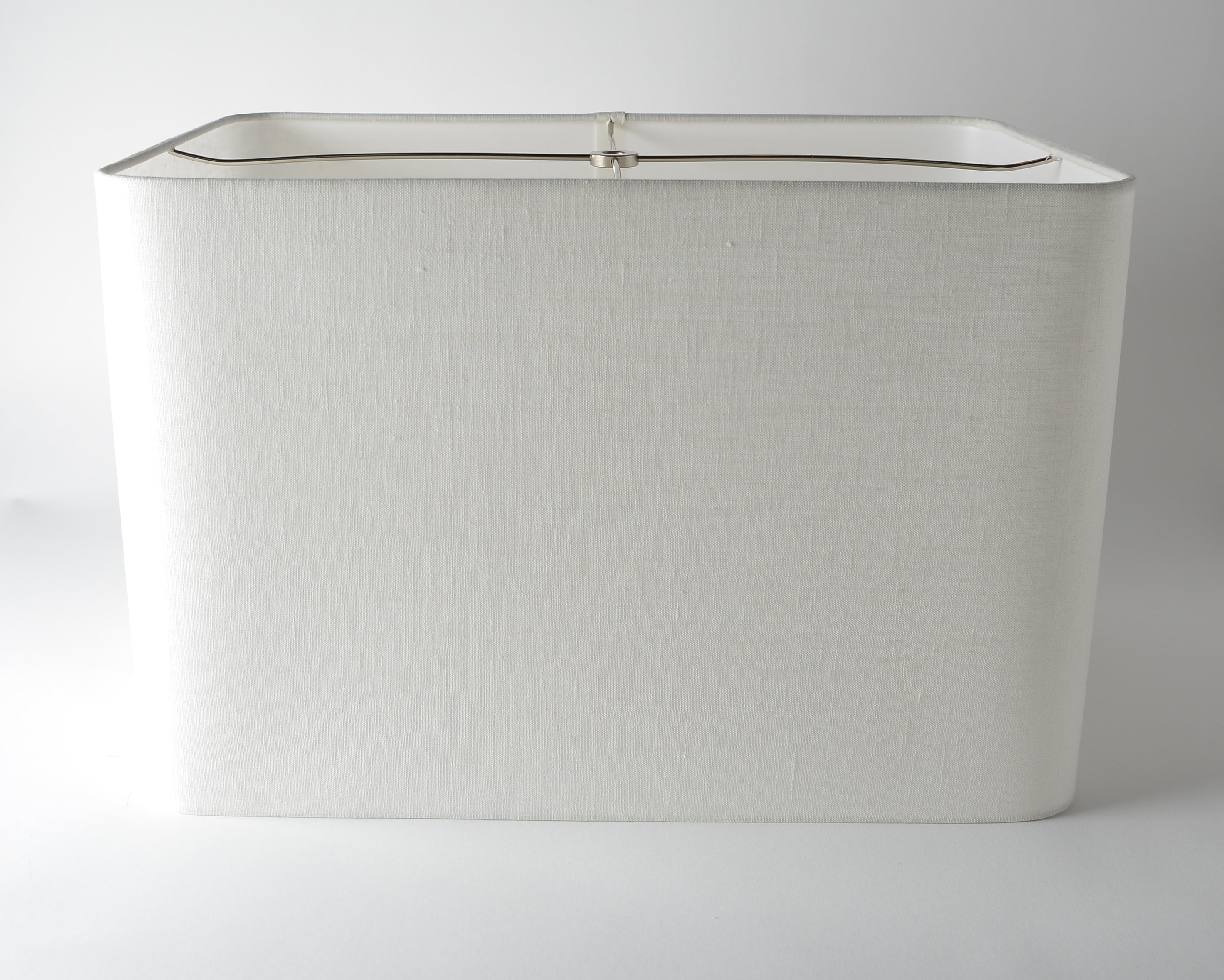 Buy white Linen Round Corner Rectangle (Rolled Edges)