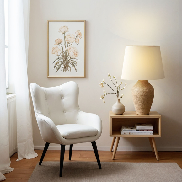 Linen British Empire Rolled Edges