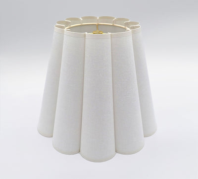 Linen Fluted Empire White