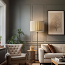 Linen Wide Box Pleat Short Drum-2