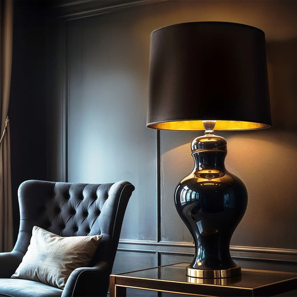 Opaque Paper Retro Drum Black