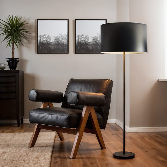 Opaque Paper Shallow Drum Black (Euro Fitter)