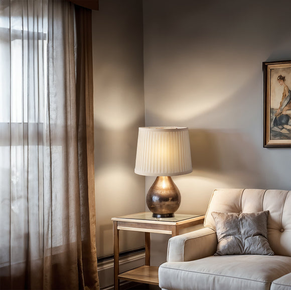 Silk Side Pleat English Drum