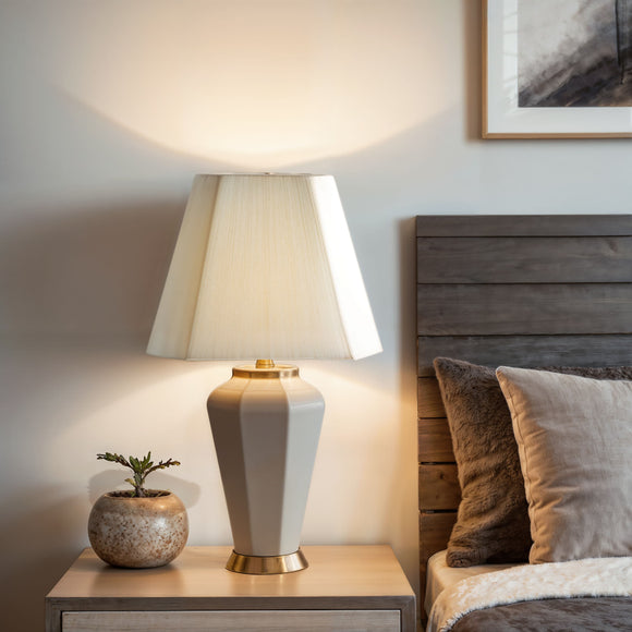 Silk String Hexagon Off-White