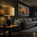 Two Tone Textured Weave Short Drum (Rolled Edges)-2