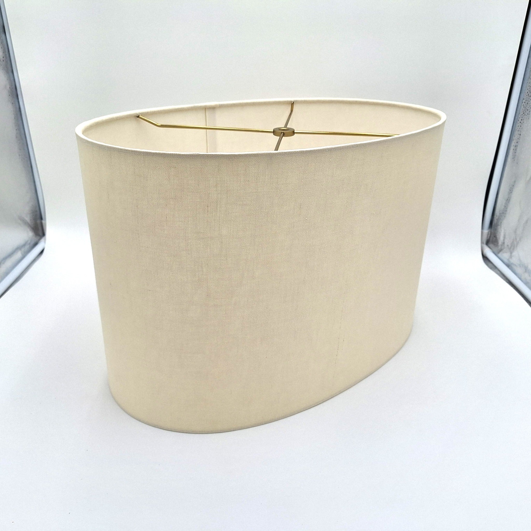 Buy eggshell Linen Retro Oval (Rolled Edges)