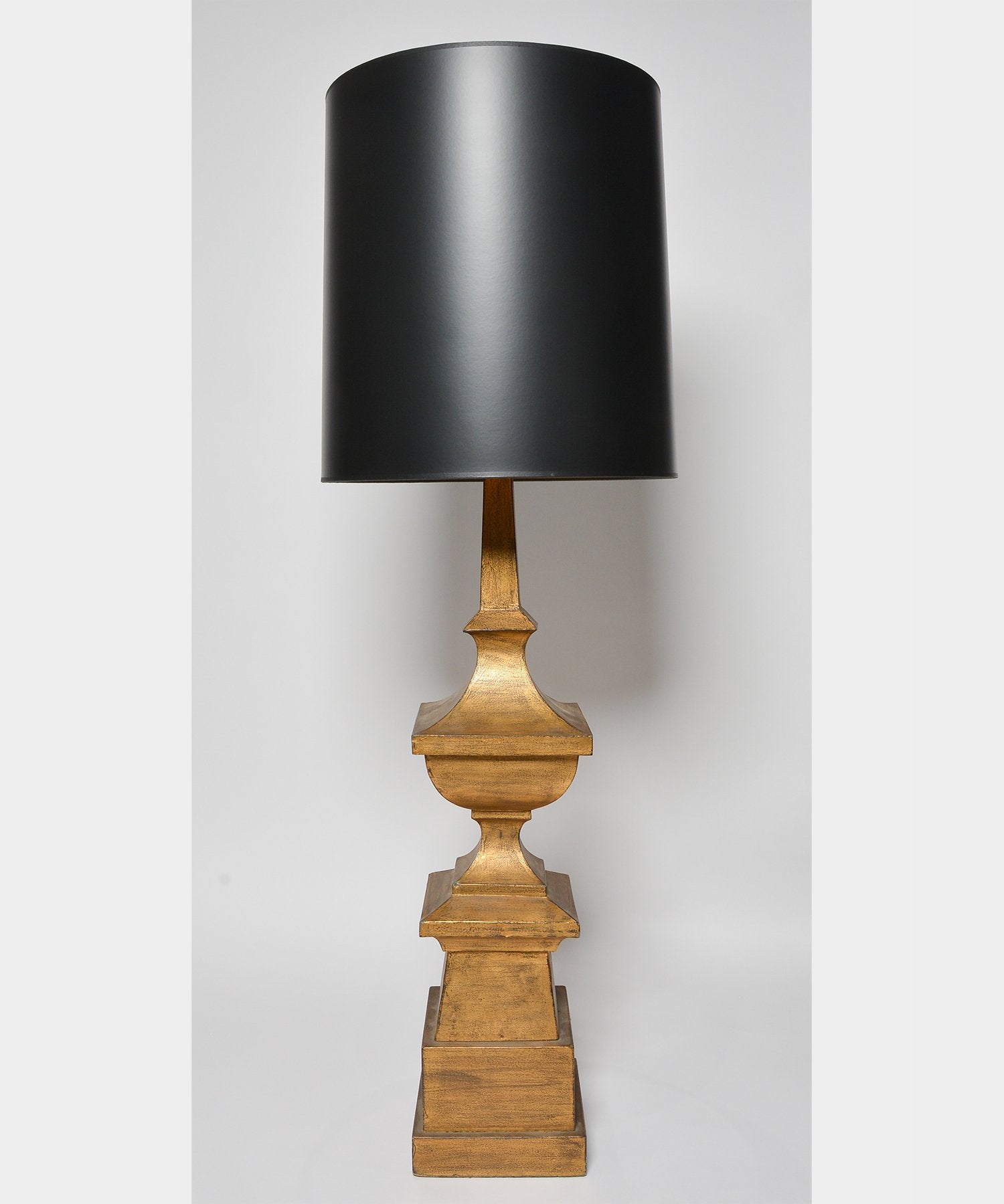 Pair of Gilt Tole Metal Table Lamps