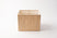 Grasscloth Box Rectangle Tan