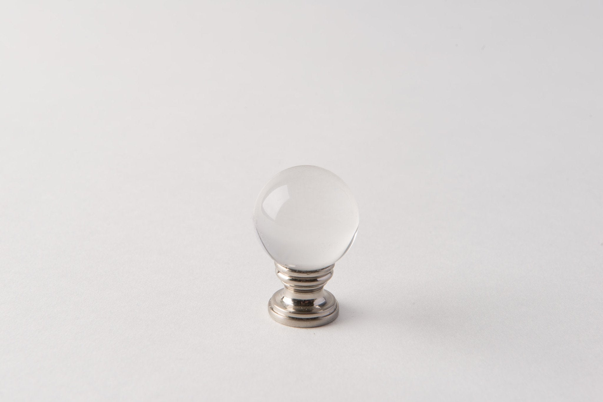 Brushed Nickel/Crystal Ball